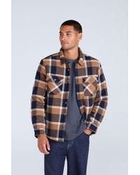 Mountain Warehouse - 'Tide' Shirt With Front Pockets Fleece Lined Warm Cosy Top Cotton - Lyst