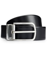 BOSS - Owen-B Reversible Leather Belt - Lyst