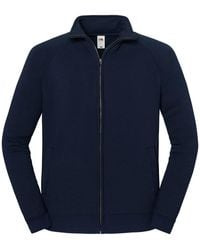 Fruit Of The Loom - Adult Iconic Premium Sweat Jacket (Deep) - Lyst