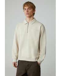 Grimelange - Half Zip Crew Neck Sweatshirt - Lyst