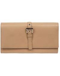 NiNa Amora - 'Flavia' Latte Leather Purse - Lyst