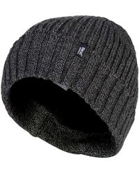 Heat Holders - 3.6 Tog Fleece Lined Thermal Turn Over Cuff Winter Beanie Hat - Lyst