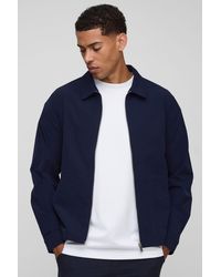 BoohooMAN - Regular Fit Tech Stretch Overshirt - Lyst