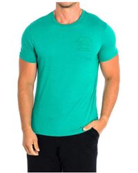 La Martina - Short Sleeve T-shirt Tmr011-js206 Cotton - Lyst