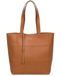 Pure Luxuries - 'Ashurst' Saddle Vegetable-Tanned Leather Tote Bag - Lyst