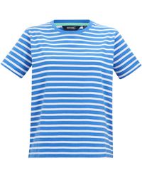Regatta - Bayletta Gestreept T-Shirt (Sonisch/Wit) - Lyst