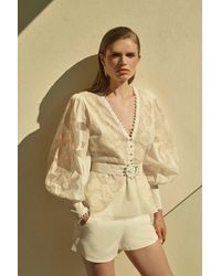 Karen Millen - Essential Techno Woven Short - Lyst