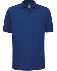Russell - Ripple Collar & Cuff Short Sleeve Polo Shirt (Bright Royal) - Lyst