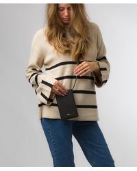 Pure Luxuries - 'Lana' Nappa Leather Cross Body Phone Bag - Lyst