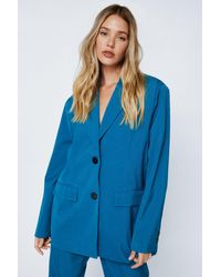 Nasty Gal - Tailored Single Breasted Blazer - Lyst