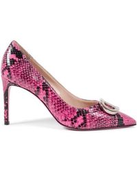 Dee Ocleppo - Office Party Logo Pump Fuxia - Lyst
