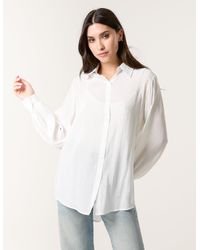 Blue Vanilla - Diamante Detailed Classic Shirt - Lyst