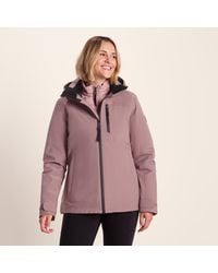 TOG24 - Beverley Waterproof 3In1 Jacket Mauve - Lyst