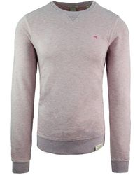 Scotch & Soda - Garment-Dyed Logo Cotton Sweatshirt Pullover 142567 1282 - Lyst