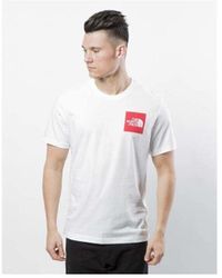 The North Face - Fine Short Sleeve T Shirt/ Cotton - Lyst