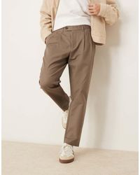 SELECTED - Tapered Adam Pleated Trouser - Lyst