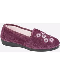 Sleeper - Cathy Embroidered Slipper - Lyst
