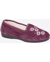 Sleeper - Cathy Embroidered Slipper - Lyst