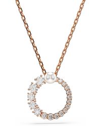 Swarovski - 'Matrix' Plated Metal Necklace - Lyst