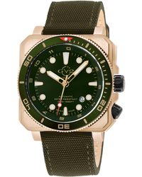 Gv2 - Xo Submarine 4543 Swiss Automatic, Sellita Sw200 Movement Canvas Watch Luminous - Lyst