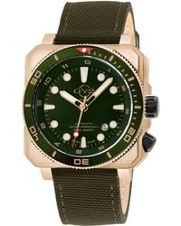 Gv2 - Xo Submarine 4543 Swiss Automatic, Sellita Sw200 Movement Canvas Watch Luminous - Lyst
