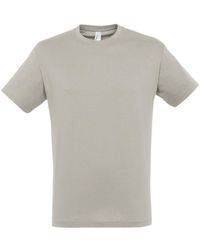 Sol's - Regent T-shirt Met Korte Mouwen (lichtgrijs) - Lyst