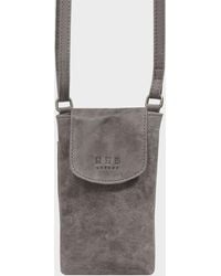 Real Hide Bags - 'Thea' Leather Mobile Phone Crossbody Bag - Lyst