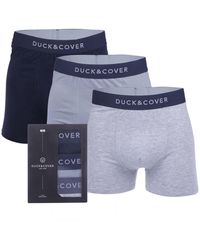 Duck and Cover - 3 Pack Of Sagnet Boxers - Lyst