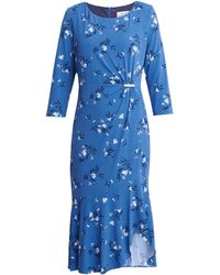 Gina Bacconi - Betty Jersey Dress With Trim - Lyst