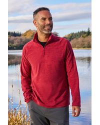 Mountain Warehouse - 'Snowdon' Fleece Top Half Zip Breathable Quick Dry Sweater - Lyst