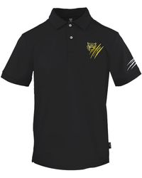 Philipp Plein - Small Tiger Scratch Logo Schwarzes Poloshirt - Lyst