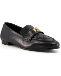 Dune - Glance Quilted Loafers Leather - Lyst