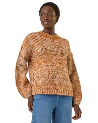Roman - Metallic Ombre Knit Jumper - Lyst