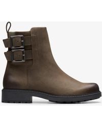 Clarks - Orinoco2 Bay Mole Lea Boots - Lyst
