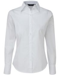 PREMIER - Ladies Poplin Long-Sleeved Blouse - Lyst