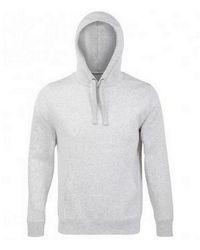 Sol's - Adults Spencer Hooded Sweatshirt (Ash) - Lyst