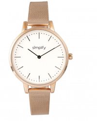 Simplify - The 5800 Mesh Bracelet Watch - Lyst