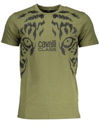 Roberto Cavalli - Cotton T-Shirt - Lyst