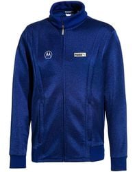 PUMA - X Motorola T7 Lange Mouw Zip Up Navy Blauw Track Jacket 579620 89 - Lyst