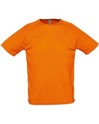 Sol's - Sporty Short Sleeve Performance T-Shirt (Neon) - Lyst