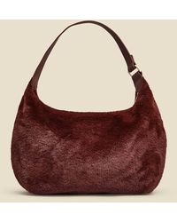 Sosandar - Luxe Faux Fur Shoulder Bag - Lyst