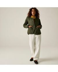 Regatta - Ladies Maia Quilted Padded Jacket (Dark Khaki/Wood) - Lyst
