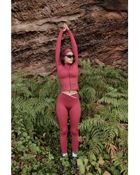 DSGN Studio - Sport Contrast Binding Wrap Waist Legging - Lyst