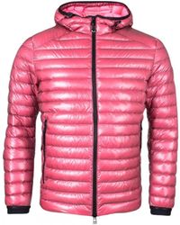 Belstaff - Airspeed Pink Shiny Down Filled Jacket - Lyst