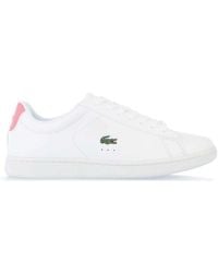 Lacoste - Carnaby Evo Sneakers Voor , Wit-roze - Lyst