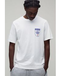 BoohooMAN - Regular It's Coming Home Chest Print T-Shirt - Lyst
