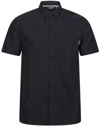 Regatta - Mindano Viii Diamond Short-Sleeved Shirt (/Ash) Material_Synthetic - Lyst