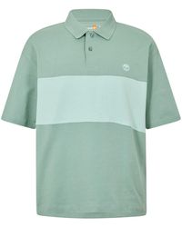 Timberland - Colour Block Rugby Polo Shirt - Lyst
