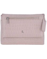 Ashwood Leather - Siane' Croc Print Real Crossbody Bag - Lyst
