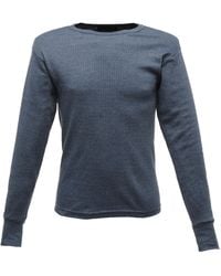 Regatta - Thermal Underwear Long Sleeve Vest Top (Denim) - Lyst